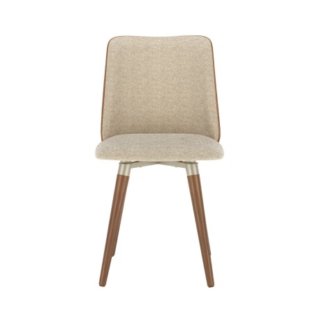 Silla Dakota Giratoria - Tela Rústica Boucle 04 (Camel)