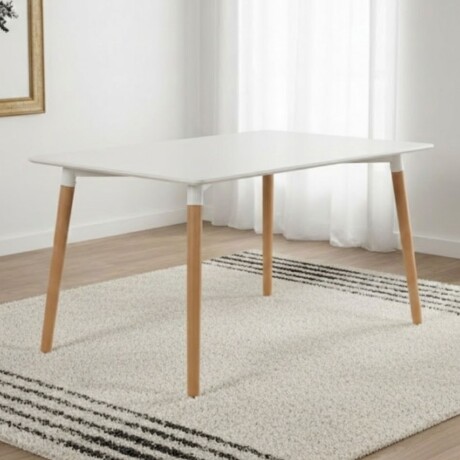 Juego de comedor 4 sillas Windsor - Blanco Juego de comedor 4 sillas Windsor - Blanco