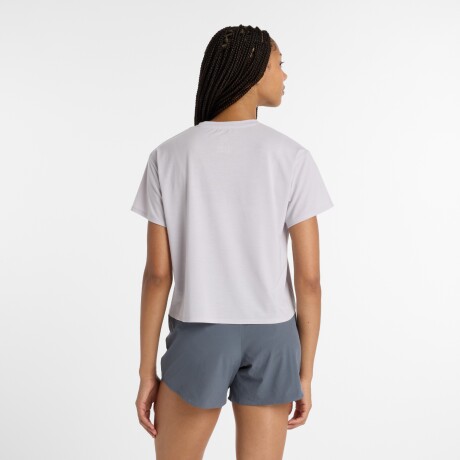 Remera New Balance de Dama - Drapey Relaxed - WT51133PEG GREY