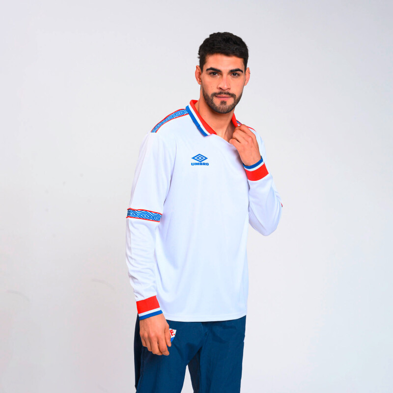 REMERA RETRO M/L HOMBRE Blanco