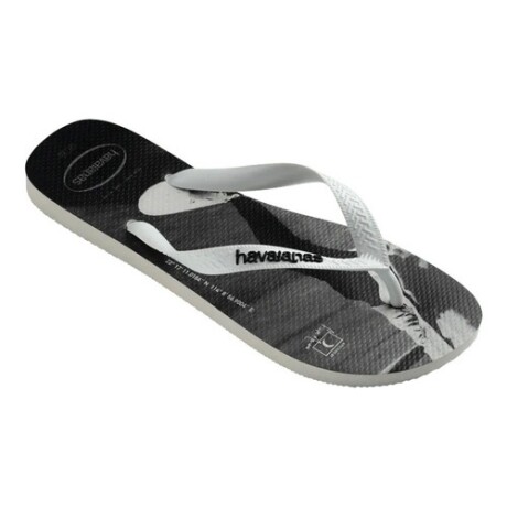 Chancletas ojotas Havaianas Hype White/Black