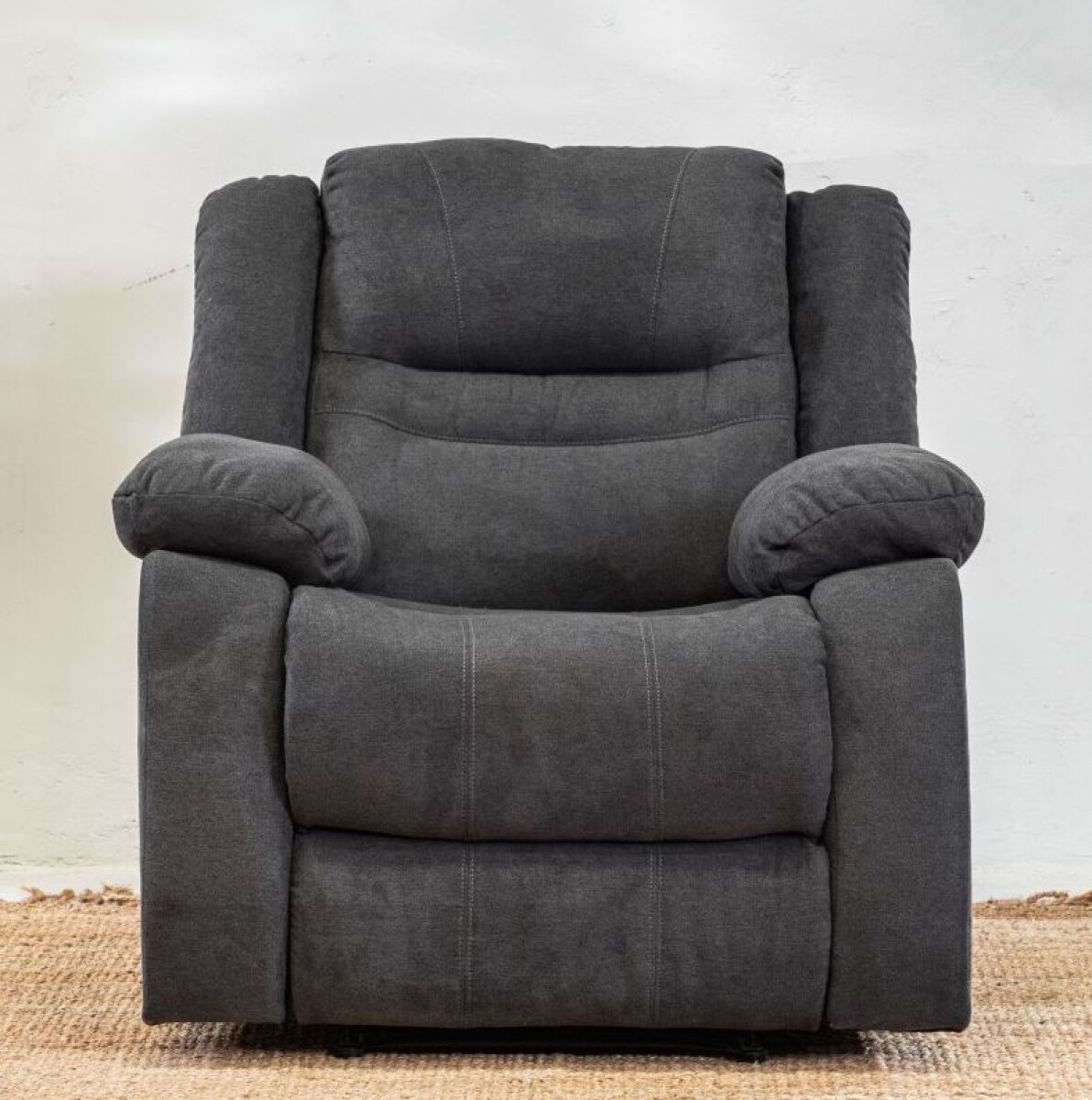 Sillón Reclinable 1 Cuerpos Renno Gris 