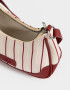 Bandoleras Bandolera Hobo Con Charm "campus Club" - Estampado Rayas