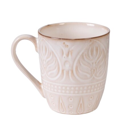 TAZA CERAMICA NATURAL-BEIGE MILLIE