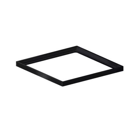 Porta rejillas cuadrado 10 cm Negro mate ELLEVE Porta Rejillas Cuadrado 10 Cm Negro Mate Elleve