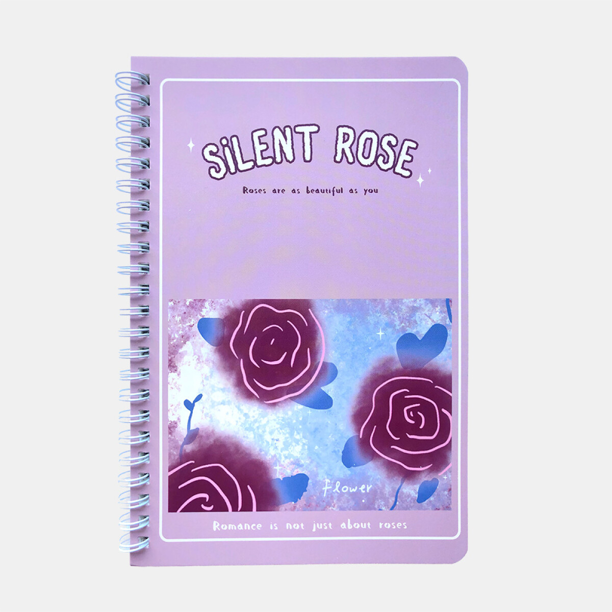 Libreta A5 Estampada - Diseño Rosa 05 