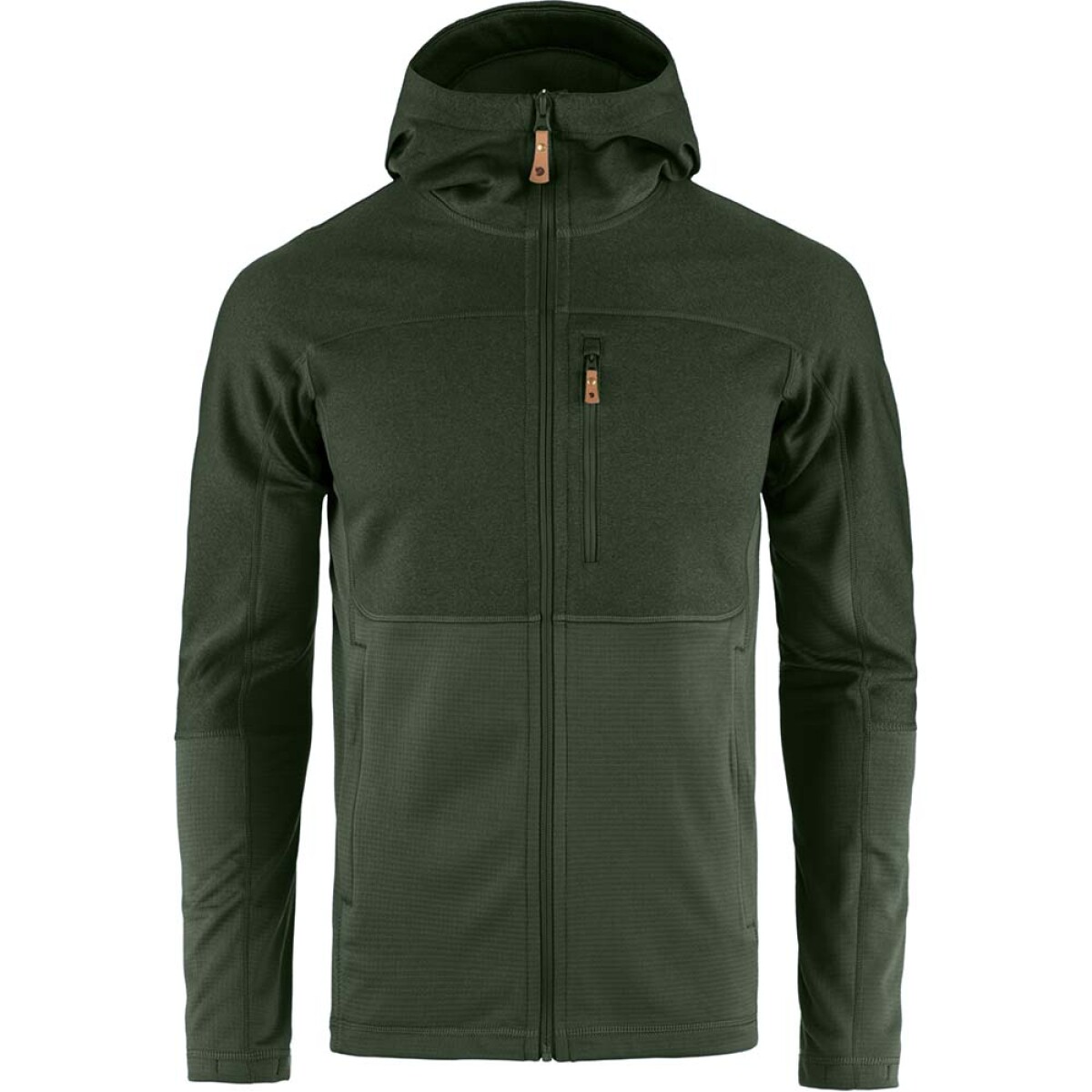 Casaca Fjallraven Abisko Trail Fleece Hombre - Deep Forest 