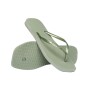 Sandalias Havaianas Slim Square Mujer Smoke Green