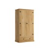 Ropero Madera 2 Puertas Miel Linea Rustica Mex 050 Ropero Madera 2 Puertas Miel Linea Rustica Mex 050
