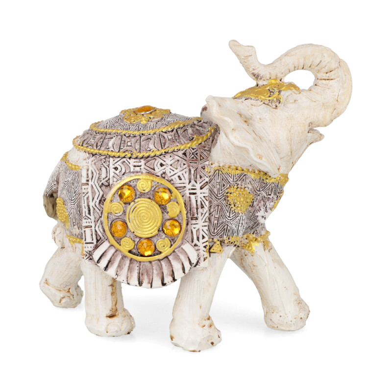 ELEFANTE DE POLIRESINA 14X14CM - GP103 Gp103/c Blanco