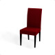 Funda Para Silla Comedor Cubre Asiento Elastizada Y Lavable Bordo