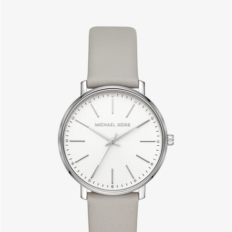 Reloj Michael Kors Fashion Cuero Gris 0