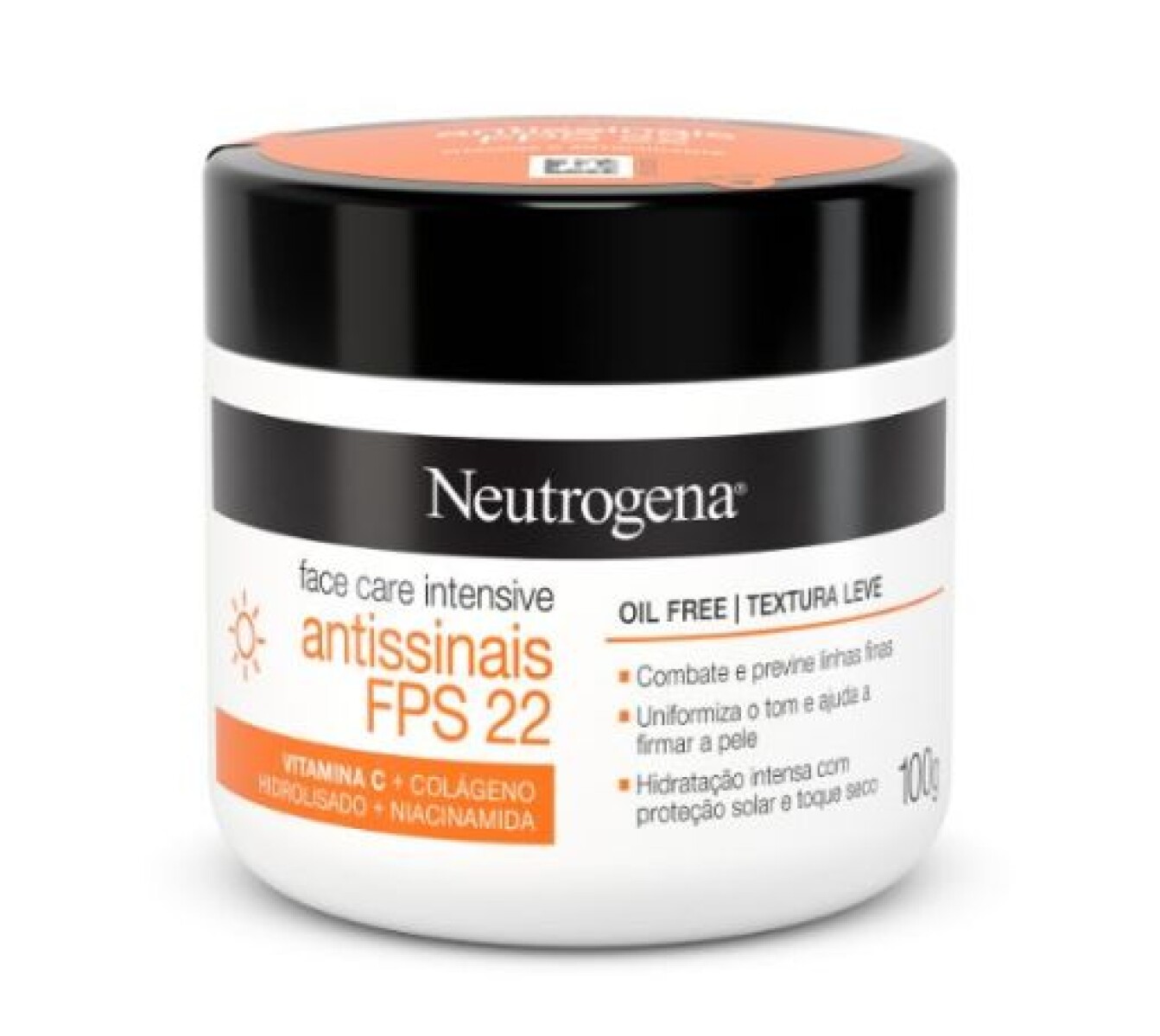 Neutrogena Crema Anti Edad FPS 22 100gr – Hidratación y Protección Solar