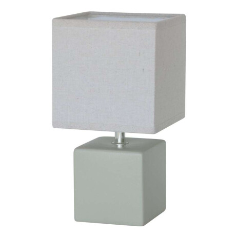 LAMPARA DE MESA CERAMICA D15x30CM GRIS
