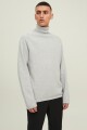 Sweater Hill Cuello Subido Light Grey Melange