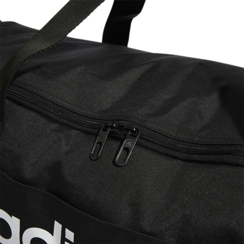 Bolso Adidas Linear Duffel Negro - Blanco