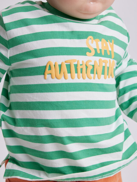 Remera manga larga Verde