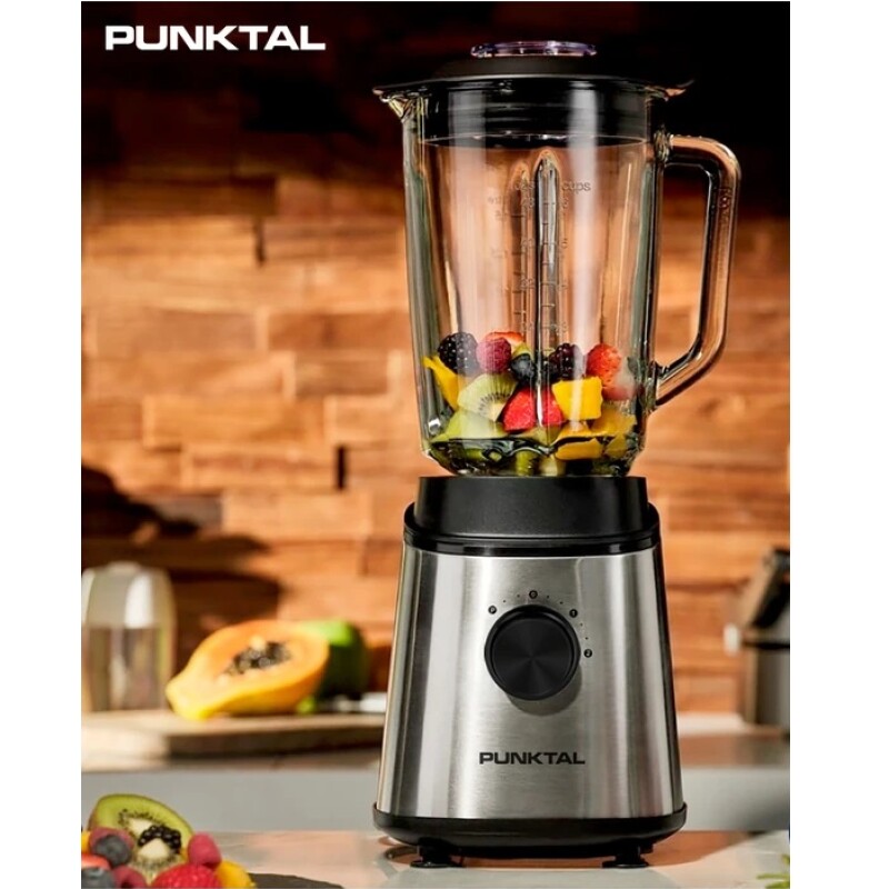 Licuadora Punktal PK-455LI Vidrio Pica Hielo Potencia 800W 1.5L Licuadora Punktal Pk-455li Vidrio Pica Hielo Potencia 800w 1.5l