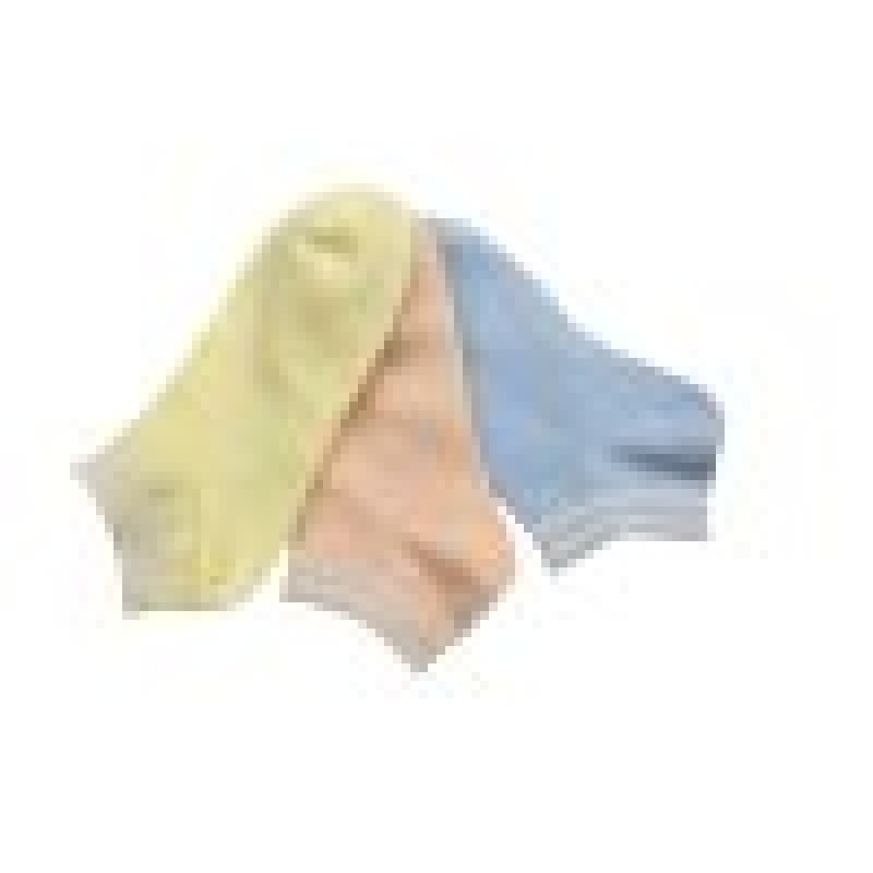 CALCETINES DE CORTE BAJO PARA MUJ / EST PREP / AMARILLO Y NARANJA Y AZUL / 3 PAQ CALCETINES DE CORTE BAJO PARA MUJ / EST PREP / AMARILLO Y NARANJA Y AZUL / 3 PAQ