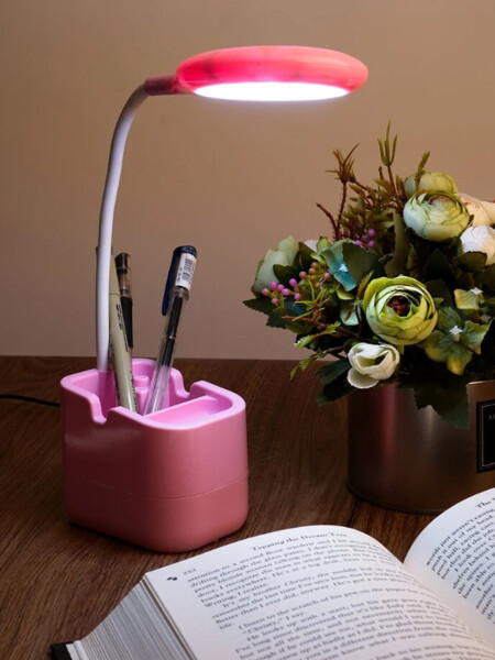 LAMPARA CIRCULAR ROSADO