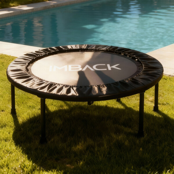 Mini Trampolin Cama Elástica Saltarín Fitness 102 Cm IMBACK Color Negro Mini Trampolin Cama Elástica Saltarín Fitness 102 Cm IMBACK Color Negro