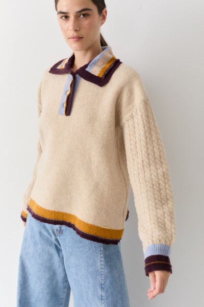 BUZO POLO GOLF Crudo