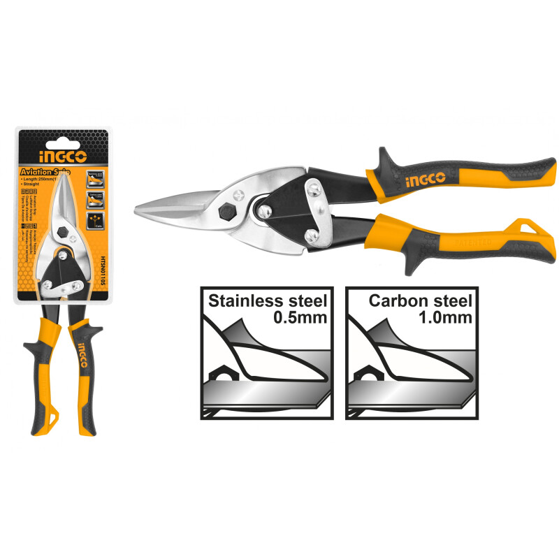 TIJERA CHAPISTA CHAPA 10´´ CORTE RECTO INGCO HTSN0110S TIJERA CHAPISTA CHAPA 10´´ CORTE RECTO INGCO HTSN0110S