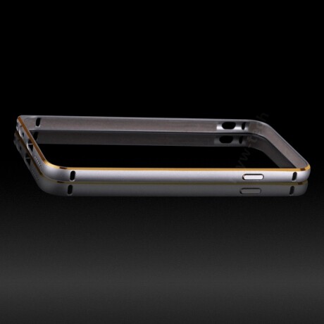 Estuche Bumper Frame de aluminio para Iphone 6 Plus plateado Estuche Bumper Frame de aluminio para Iphone 6 Plus plateado