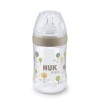 Nuk for nature Mamadera 260 ml silicona talle M Beige