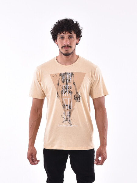 REMERA SOUL BEIGE