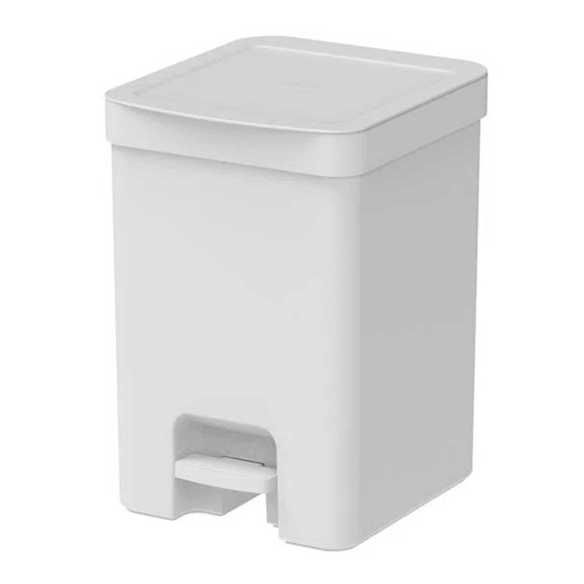 Tarro de residuos con pedal 12 lts Ou - BLANCO 