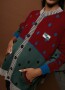 Cardigan VARSITY Bordó