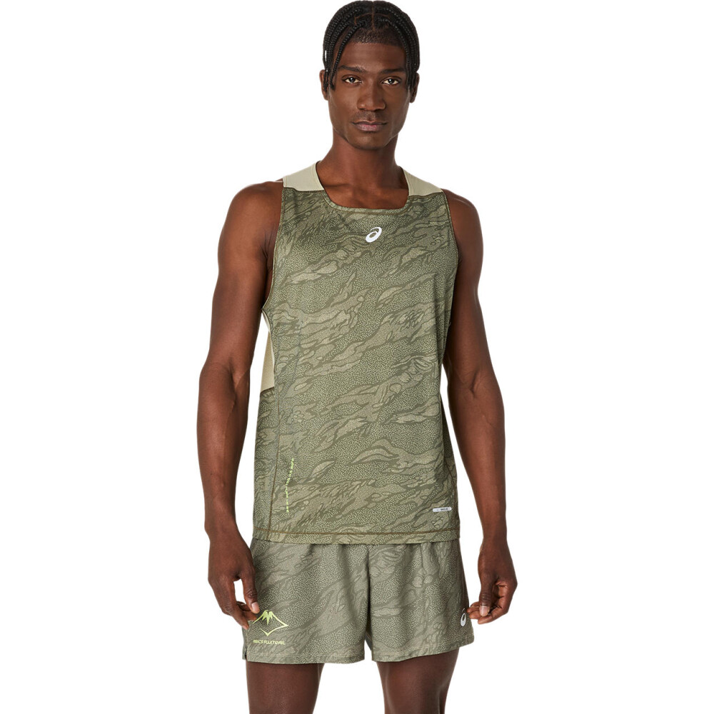 Bividi Running Fujitrail Singlet Hombre Mantle Green/khaki