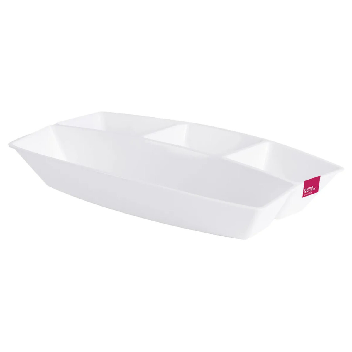 Copetinero Le Chef Rectangular con 4 Divisiones 36x23.5x6Cm - Blanco 