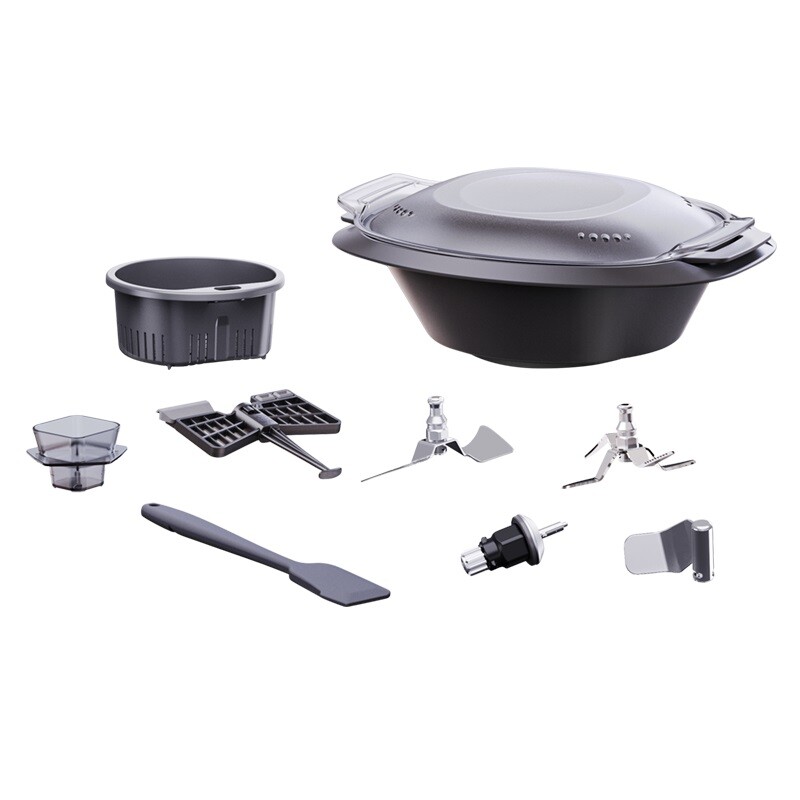 Robot De Cocina Enxuta Smart 1700w 2.3 L Con Accesorios Color Negro Robot De Cocina Enxuta Smart 1700w 2.3 L Con Accesorios Color Negro