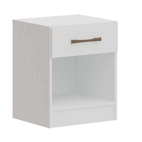 CASTRO- MESA DE LUZ SOLUTION 1 CAJON BLANCO 4000AB CASTRO- MESA DE LUZ SOLUTION 1 CAJON BLANCO 4000AB