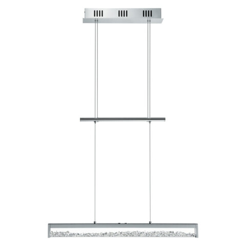 Colgante LED c/ cristales 24W ton/variable CARDITO EG2050