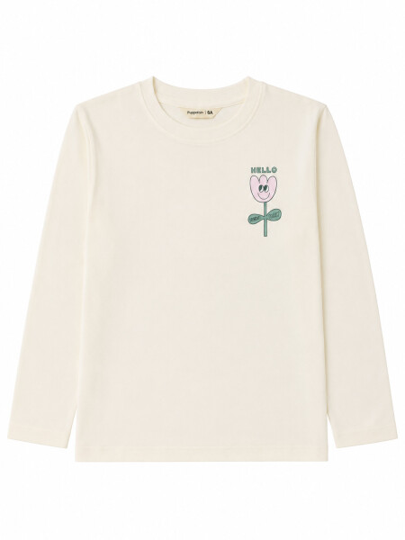 REMERA POSITIVE BLOOM OFF WHITE