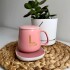 Taza De Café Té Eléctrica Usb 55 Grados Caja Obsequio Color Rosa