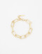 Pulseras Flexibles Metal Pulsera Flexible Maxi Eslabones - Dorado
