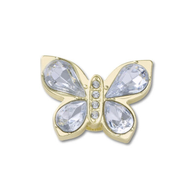 Jibbitz Charm™ Gold Gem Butterfly Multicolor