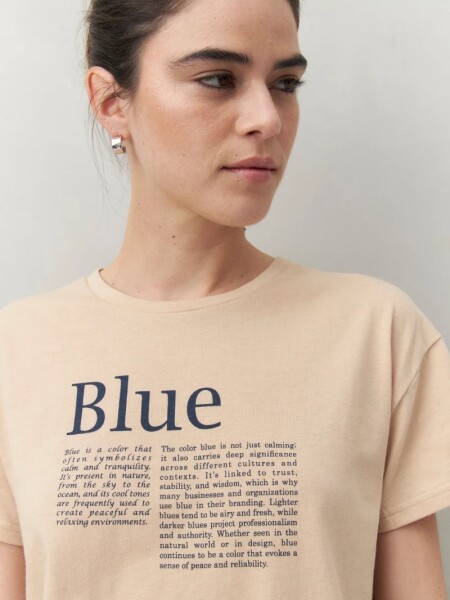 T-SHIRT D.CASSIN RIMENA BEIGE