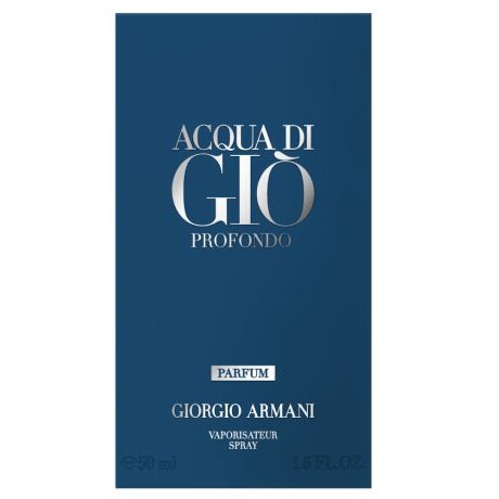 PERFUME GIORGIO ARMANI ACQUA DI GIO PROFONDO PARFUM 50ml PERFUME GIORGIO ARMANI ACQUA DI GIO PROFONDO PARFUM 50ml
