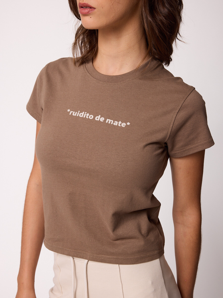 T-SHIRT KIWAN DIXIE Taupe