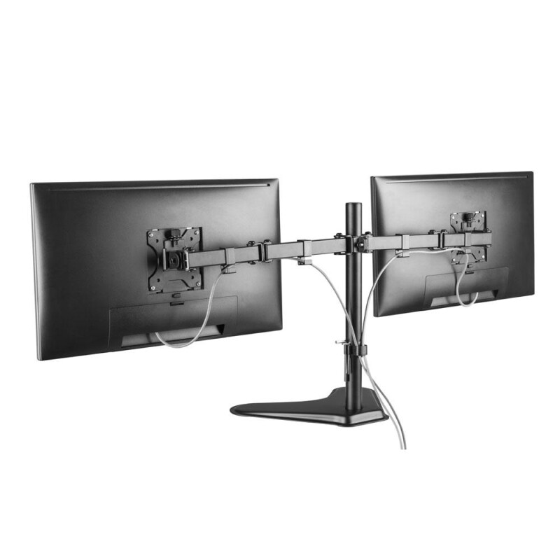 BASE DUAL ARGOM PARA MONITOR, FULL MOTION 13"-33", CON BASE 001