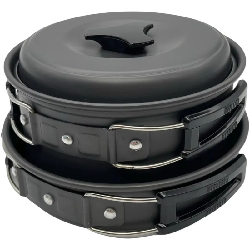 Set De Ollas De Camping Para 2 Personas 9 Piezas Set De Ollas De Camping Para 2 Personas 9 Piezas