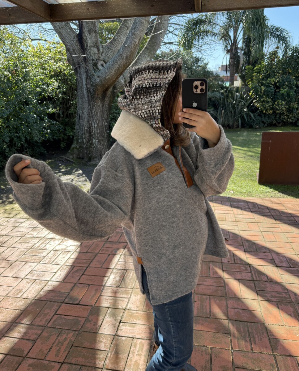 Buzo Crazy Bear - Gris / Topo 