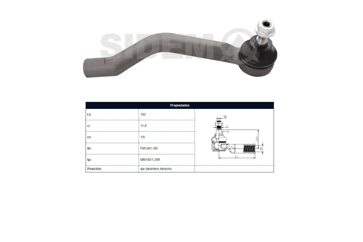 Puntero Nissan Qashqai 12-25 Der Puntero Nissan Qashqai 12-25 Der