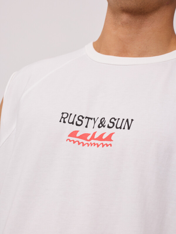 MUSCULOSA MAREA RUSTY Blanco