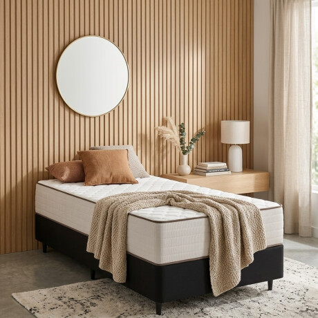 SOMMIER UNA PLAZA BASE CAMA COLCHÓN 100% ESPUMA SOMMIER UNA PLAZA BASE CAMA COLCHÓN 100% ESPUMA